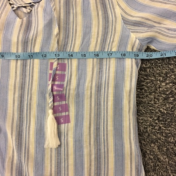 NWT!! Tassel tunic by Como Vintage - Picture 4 of 8